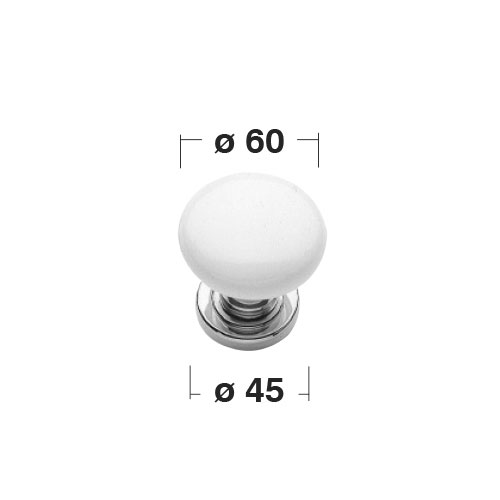 Pair of Round Knob 1.3975 sections