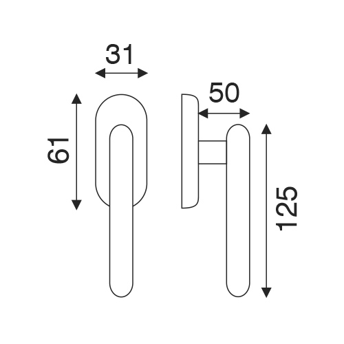 Alu 01 Handle sections