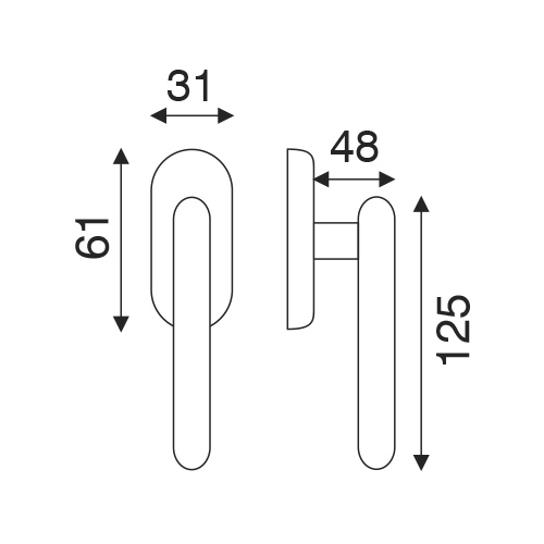 Lady Bic Handle sections