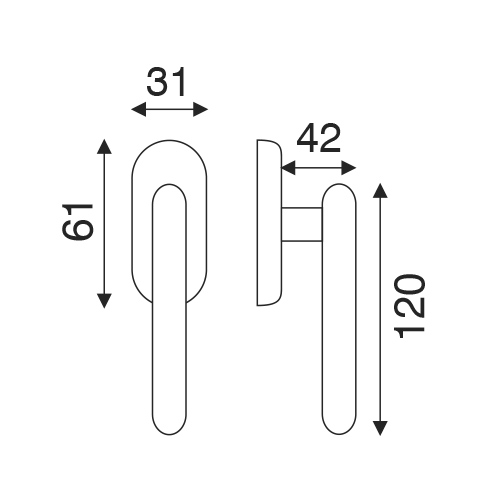 Palma Handle sections