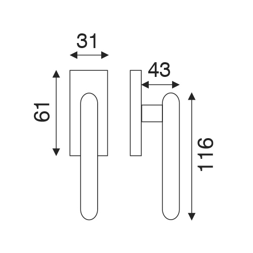 Slim Handle sections