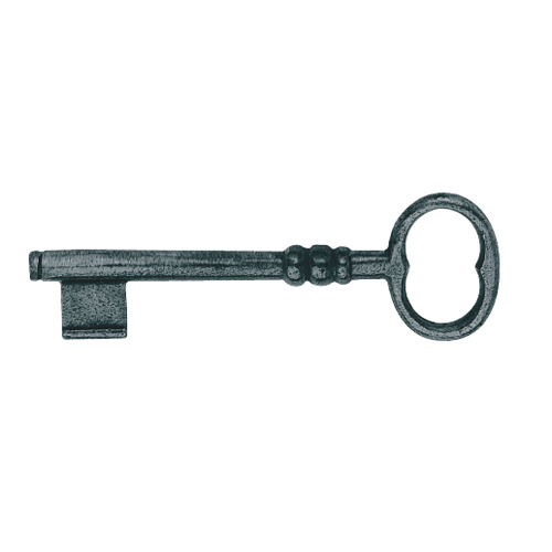 Male key 100 mm with map 13x12 mm