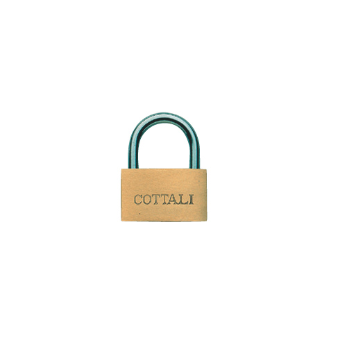 Padlock with three keys