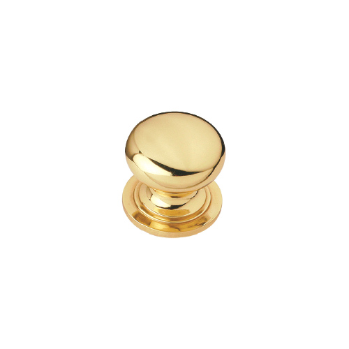 Brass cabinet knob OLV Ø 30 mm  