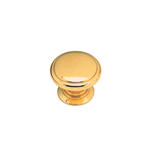 Brass cabinet knob OLV Ø 17 mm  