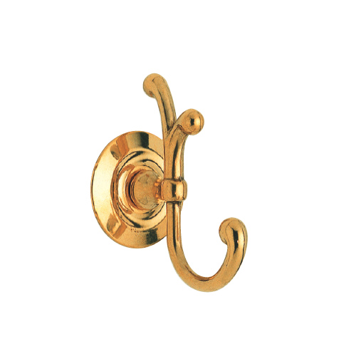 Curtain hook with rose