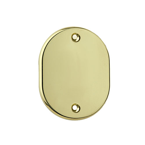 Oval dummy escutcheon 70x90 mm