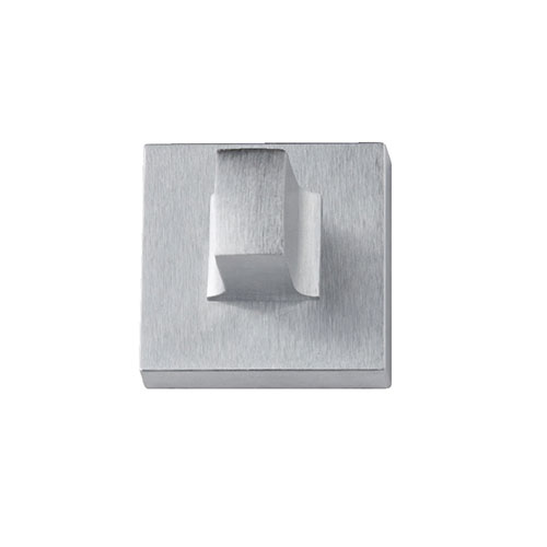 Safety knob square escutcheon 45x45 mm